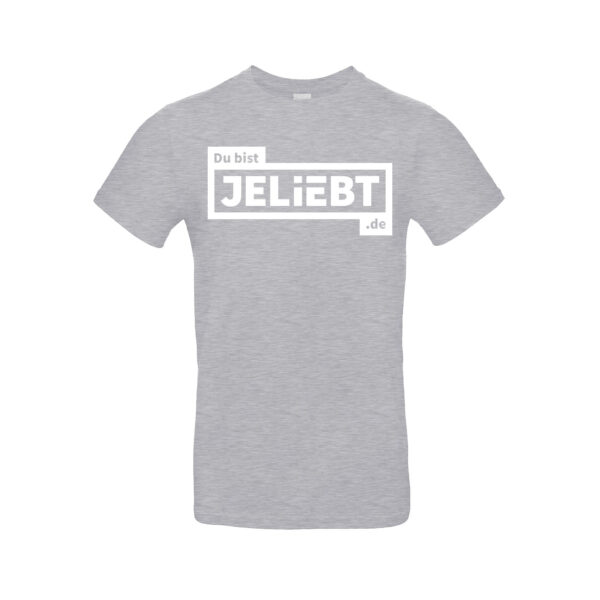 "Du bist JELIEBT" T-Shirt hellgrau